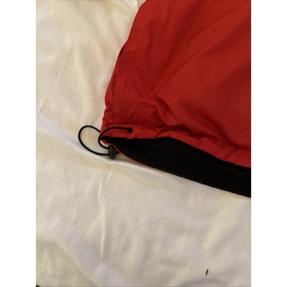 Louisville Cardinals￼Reve rsible StadiumPullover- Fleece Windbreaker Red Blac - Picture 2 of 10